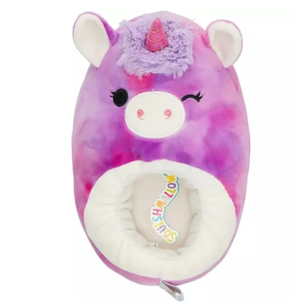 Squishmallows Lola the Unicorn Slippers Kids sizes 4/5